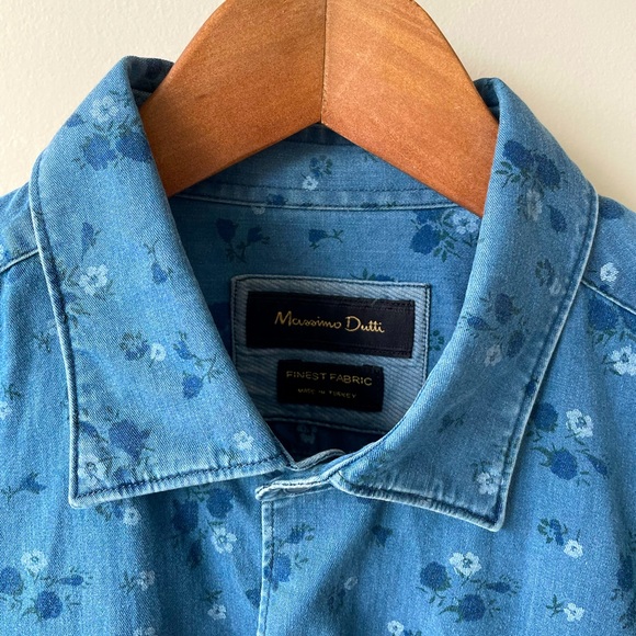 🔥👕Massimo Dutti Floral Shirt - Picture 3 of 6